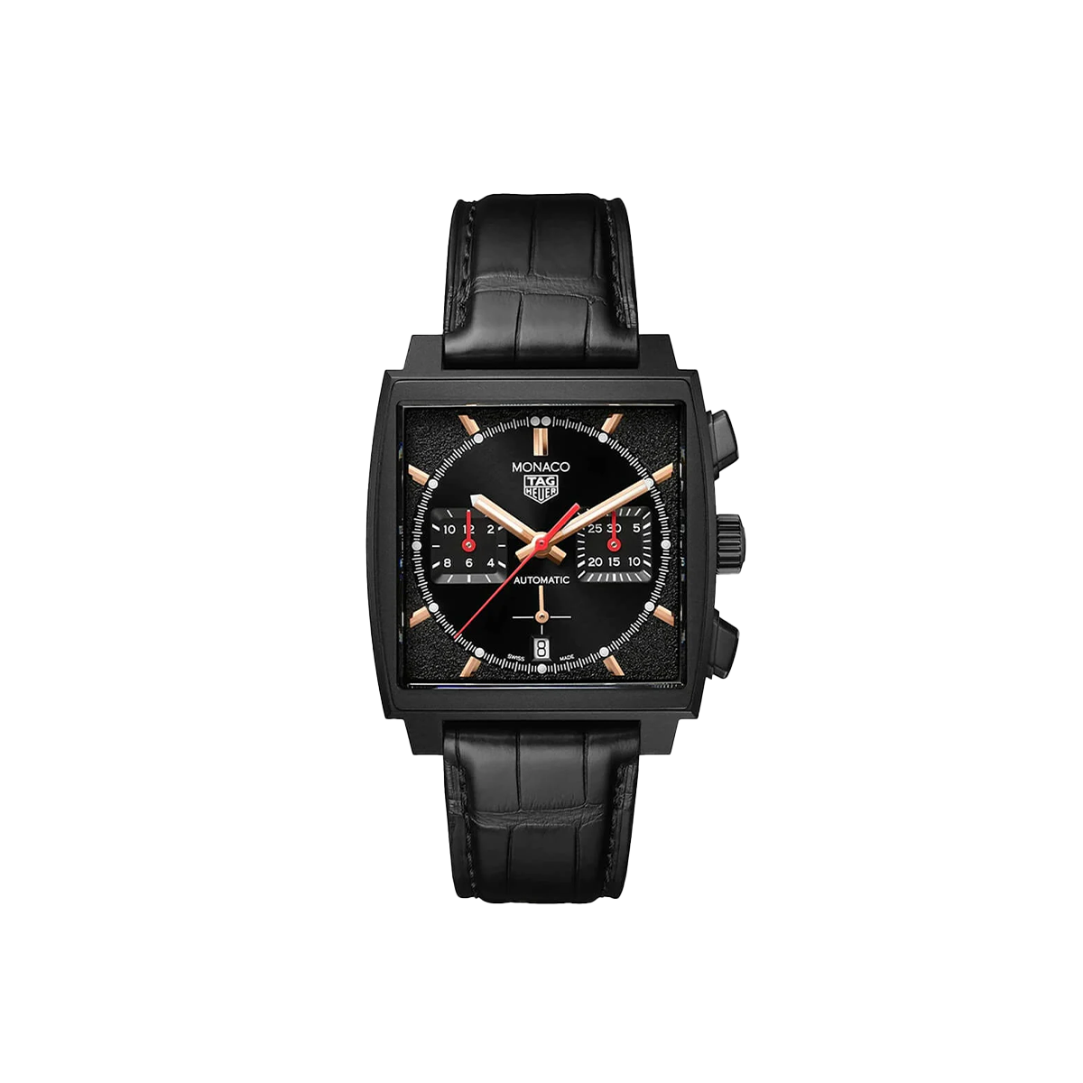 Dit TAG Heuer horloge behoort tot de TAG Heuer Monaco collectie. 
Referentienummer: CBL2180.FC6497
Caliber: Heuer 02
